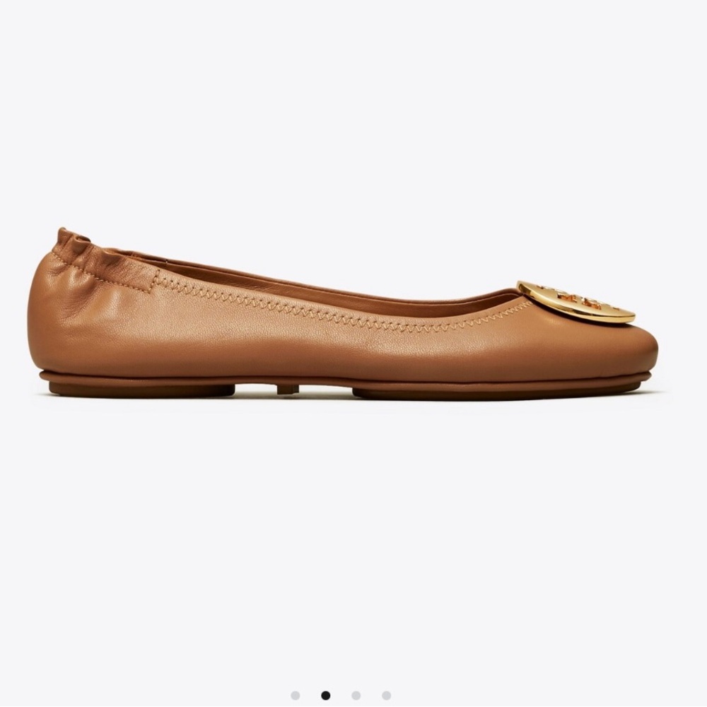 Tory Burch Minnie Travel Ballet with Metal Logo - Picture 3 of 6